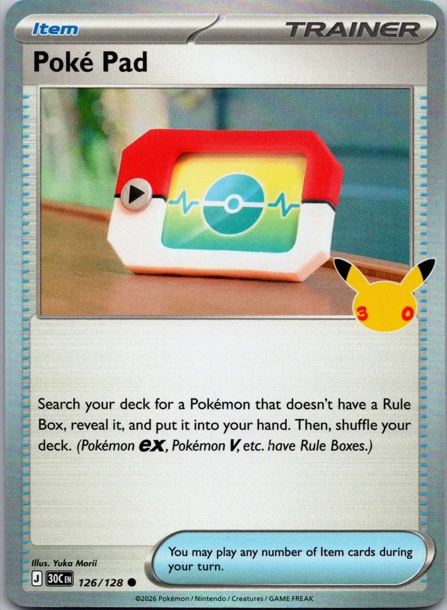 Poké Pad Pokémon card front, exact RAWCATCH inventory item HH-000231